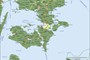 Farøbroen, Danmark, Oversigtskort, juli 1999.