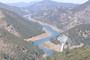 Guldgraverstemning ved Merced River og Highway 49 set fra Drunken Gulch (N37º 36.046' W120º 07.699'), Bear Valley (20070602_0030).