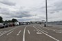 Opmarchområde i færgelejet i Parkeston Quay, Harwich, Essex (20100717_0001).