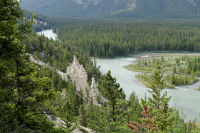 Hoodoos, Banff, Canada.