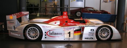 Audi racerbil type R8 fra 2002